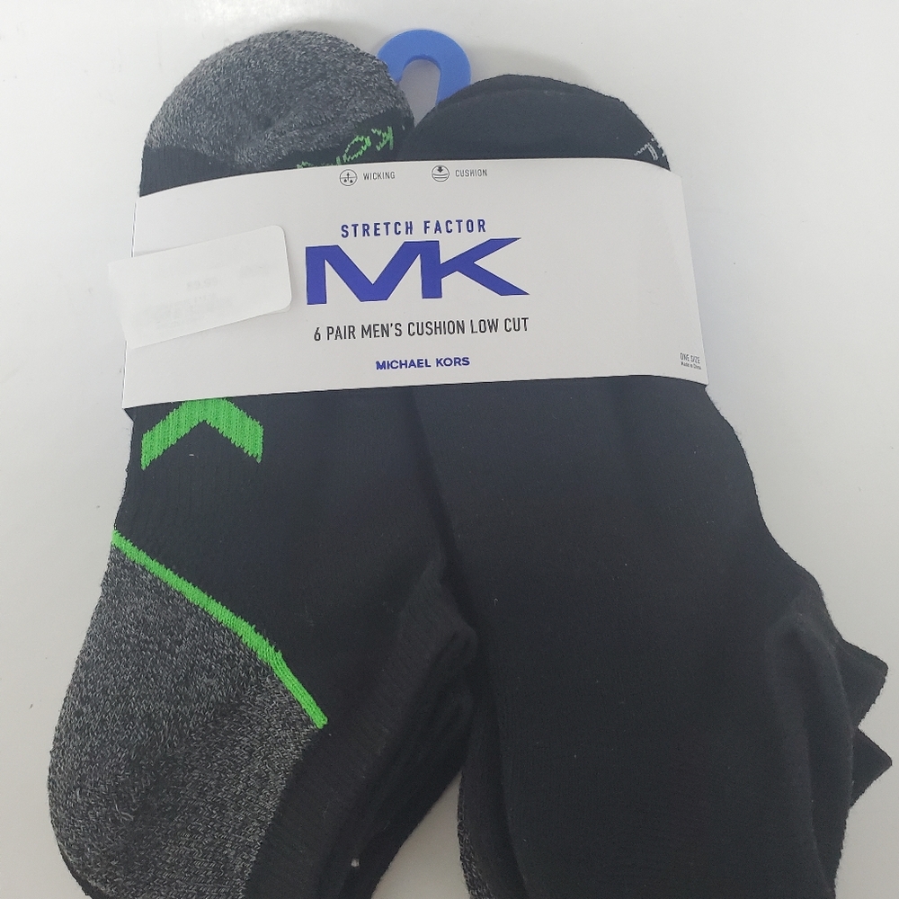 NEW Two pairs of Mens onesize Michael Kors Stretch Factor Polyester Socks - Picture 4 of 4